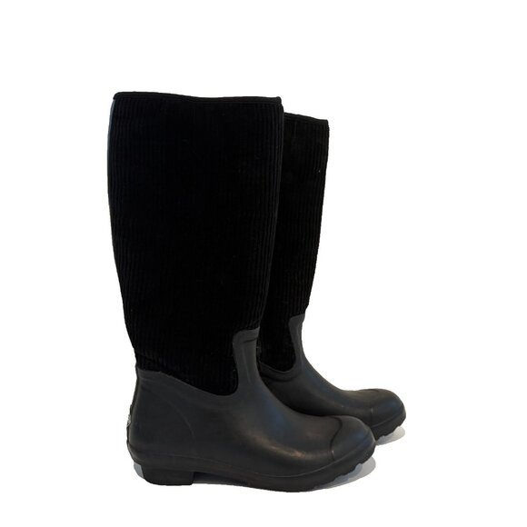 Muck Boots Company Womens Size 8 Black Corduroy Tall - Picture 3 of 6